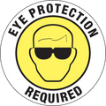 Eye Protection Required Floor Graphic - 8 Inch