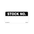 Stock Number Labels, 2 Inch x 4 Inch, 500 per Roll