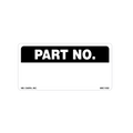 Part Number Labels, 2 Inches x 4 Inches, 500 per Roll