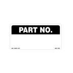 Part Number Labels, 2 Inches x 4 Inches, 500 per Roll