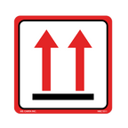 This End Up Labels - Arrows, 4 Inch x 4 Inch, 500 per Roll