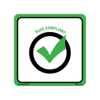 Roll of RoHS Compliant Labels, 4 Inch x 4 Inch, 500 per Roll