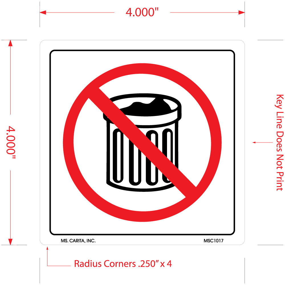 Do Not Trash Labels, 4 Inch x 4 Inch, 500 per Roll