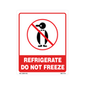 Refrigerate Do Not Freeze Labels, 5  Inch x 4 Inch, 500 per Roll