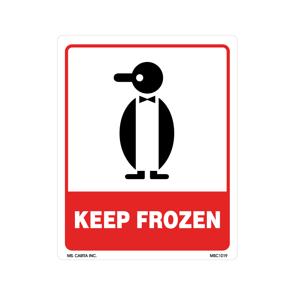 Keep Frozen Labels, 5 Inches x 4 Inches, 500 per Roll
