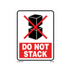 Do Not Stack Labels, 5.25 Inch x 4 Inch