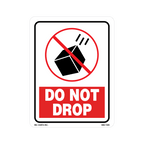 Do Not Drop Labels, 5.25 Inch x 4 Inch, 500 per Roll