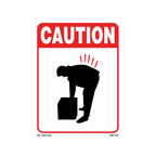 Caution Labels, 5.25 Inch x 4 Inch, 500 per Roll