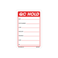 Red QC Hold Labels, 3 Inch x 2 Inch, 500 per Roll