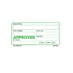 Approved Labels, 2 Inch x 4 Inch, 500 per Roll