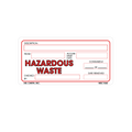 Hazardous Waste Labels, 2 Inch x 4 Inch, 500 per Roll