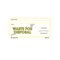 Waste for Disposal Labels, 2 Inch x 4 Inch, 500 per Roll