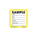 Sample Labels 1.5 Inch x 1.5 Inch, 1000 per Roll