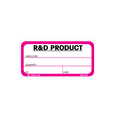 R&D Product Labels - 1.5 Inch x 3 Inch, 500n per Roll