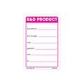 R&D Product Labels - 3 Inch x 2 Inch, 500 per Roll