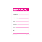 R&D Product Labels - 3 Inch x 2 Inch, 500 per Roll