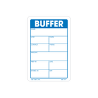 Buffer Labels - 3 Inch x 2 Inch, 500 per Roll