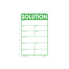Solution Labels - 3 Inch x 2 Inch, 500 per Roll
