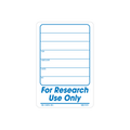For Research Use Only Labels - 3 Inch x 2 Inch, 500 per Roll