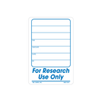 For Research Use Only Labels - 3 Inch x 2 Inch, 500 per Roll