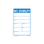 QC Stability Labels - 3 Inch x 2 Inch, 500 per Roll