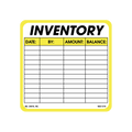 Inventory Labels - 4 Inch x 4 Inch, 500 per Roll