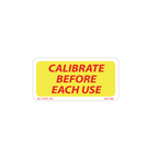 Calibrate Before Each Use without Scale Labels - 1 Inch x 2 Inch, 1000 per Roll