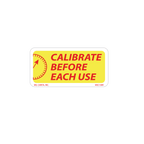 Calibrate Before Each Use with Scale Labels - 1 Inch x 2 Inch, 1000 per Roll