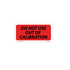 Do Not Use Out of Calibration Labels - 1 Inch x 2 Inch, 1000 per Roll