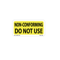 Non-Conforming Do Not Use Labels - 1 inch x 2 Inch, 1000 per Roll