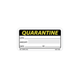 Quarantine Lot Labels - 1 Inch x 2 Inch, 1000 per Roll
