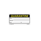 Quarantine Lot Labels - 1 Inch x 2 Inch, 1000 per Roll
