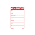 Quarantine Material Labels, 3 Inch x 2 inch, 500 per Roll