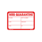 MRB Quarantine Labels, 2 Inch x 3 Inch, 500 per Roll