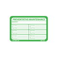 Preventative Maintenance Labels, 2 Inch x 3 Inch, 500 per Roll