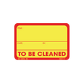 To be Cleaned Labels, 2 Inch x 3 Inch, 500 per Roll