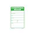 Conditional Release Labels, 3 Inch x 2 Inch, 500 per Roll