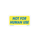 Not For Human Use Labels, 1 Inch x 2 inch, 1000 per Roll