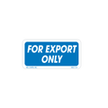 For Export Only Labels, 1 inch x 2 Inch, 1000 per Roll