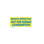 Not For Human Consumption Labels, 1 Inch x 2 Inch, 1000 Labels
