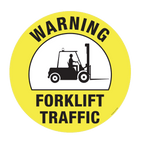 Forklift Traffic Warning Floor Graphic - 17 Inch
