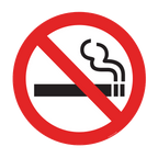 No Smoking Floor Graphic - 17 Inch