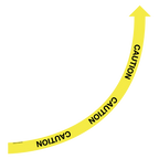 36 Inch Caution Left Door Swing
