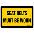Seat Belts Must Be Worn Decals, Pack of 10