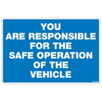 You Are Responsible Decals, Pack of 5