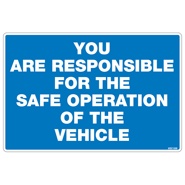 You Are Responsible Decals, Pack of 5