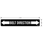 Belt Direction Decals, Pack of 10