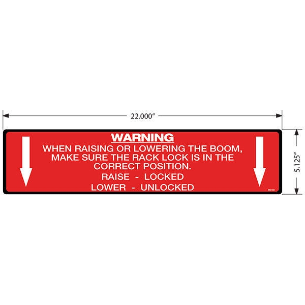 Raising The Boom Decals, Pack of 5