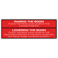 Raising/Lowering The Booms, Pack of 5