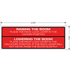 Raising/Lowering The Booms, Pack of 5